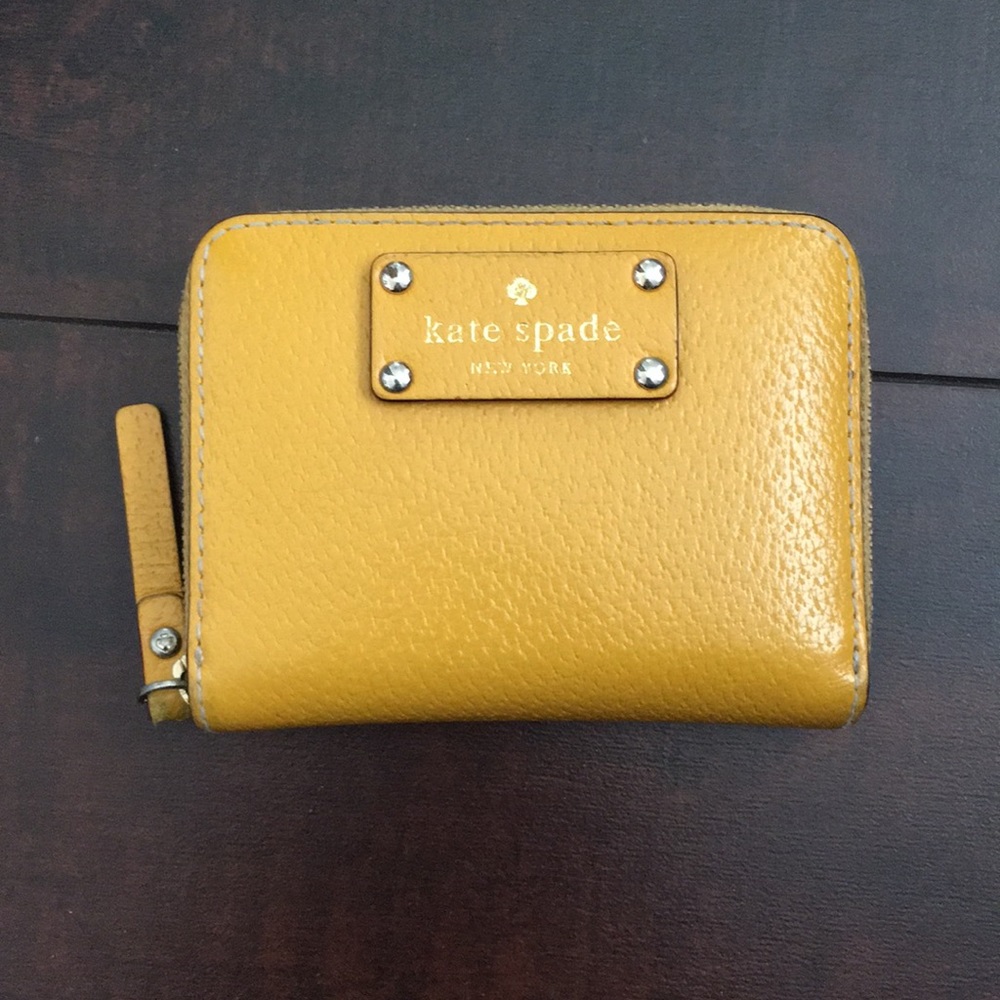Kate Spade Mini Neda Ochre Wallet